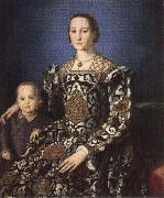 Agnolo Bronzino Portrait of Eleonora of Toledo with Her Son Giovanni de'Medici Spain oil painting artist